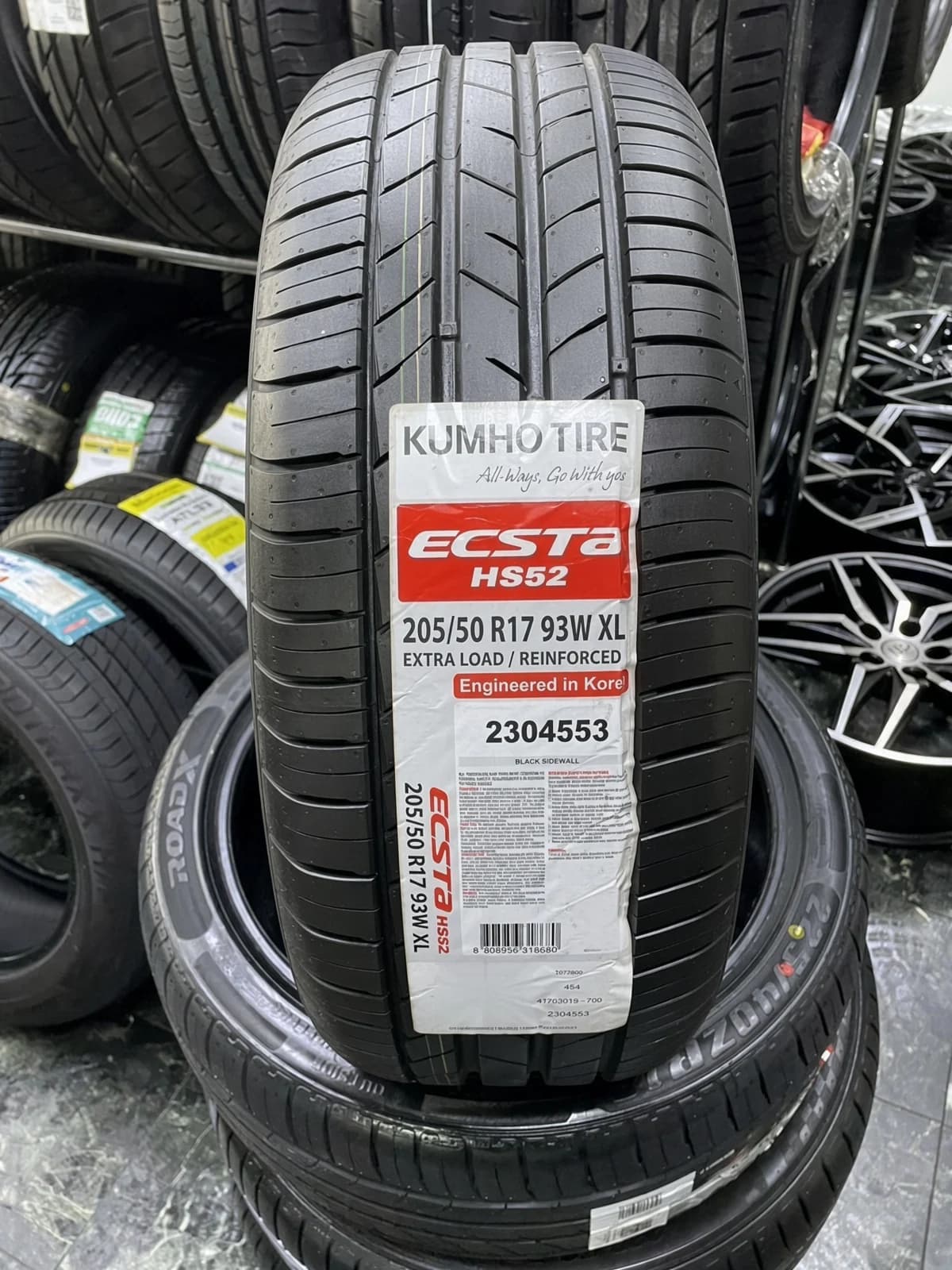 Kumho Ecsta HS52 205/50 R17 93W XL
