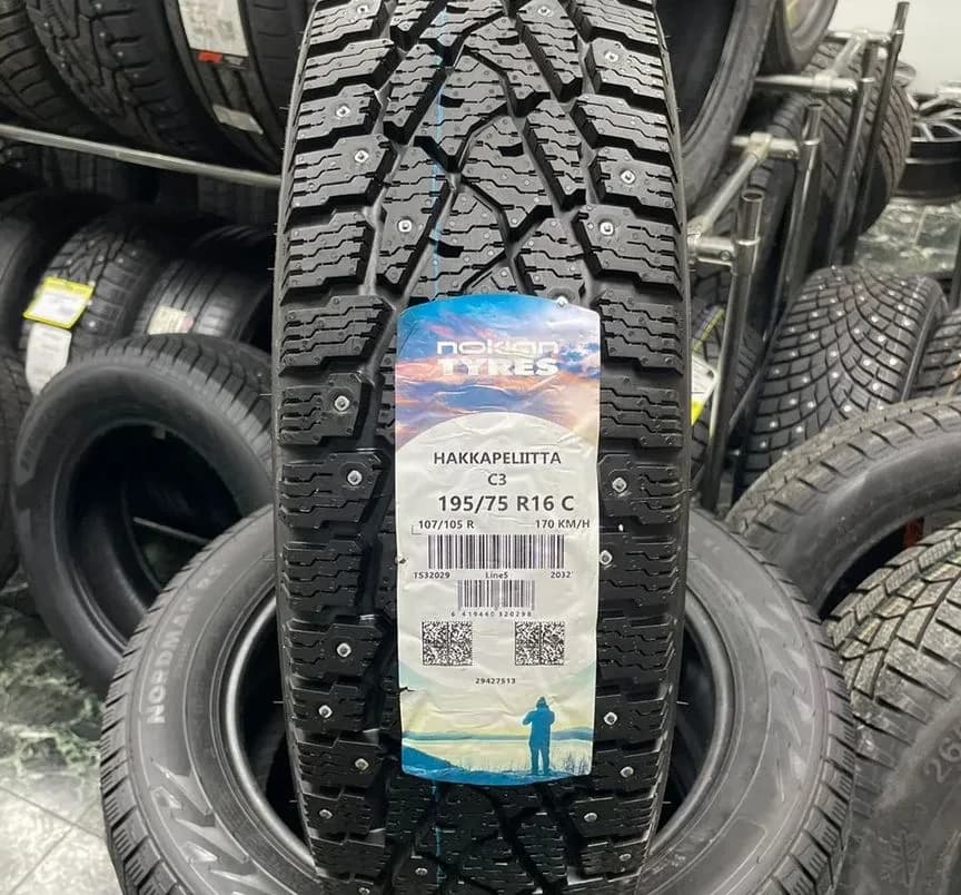 Nokian Tyres Hakkapeliitta C3 195/75 R16C 107R
