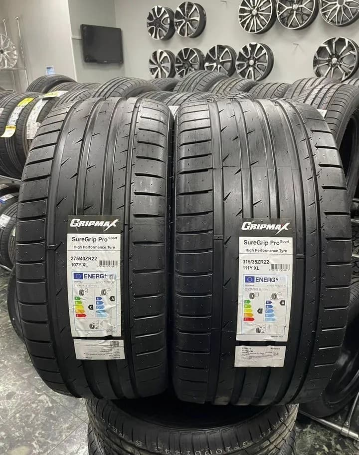 Gripmax SureGrip Pro Sport 275/40 R22 и 315/35 R22 111Y XL