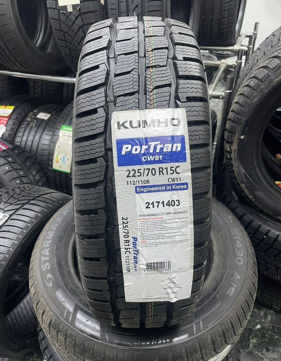 Kumho CW51 225/70 R15C 112R