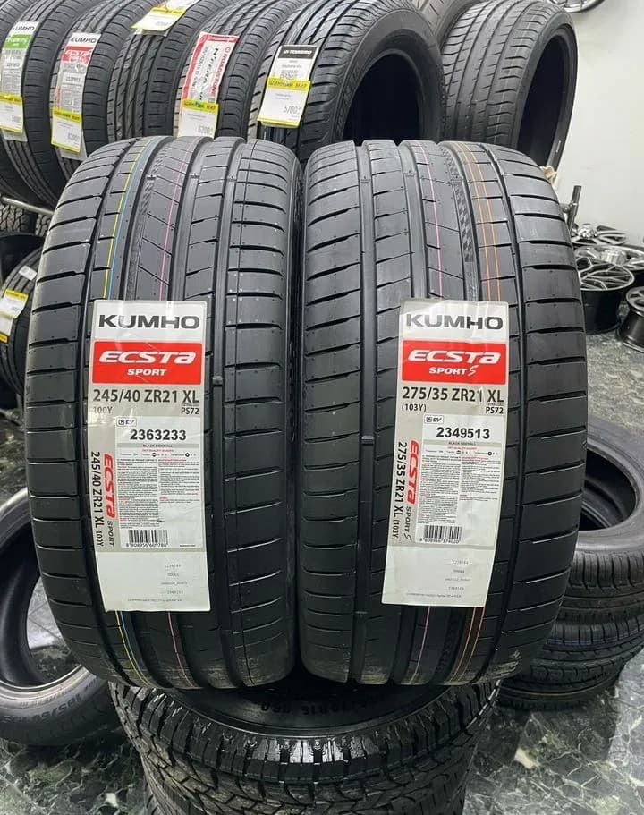 Kumho Ecsta Sport S PS72 245/40 R21 и 275/35 R21 100Y