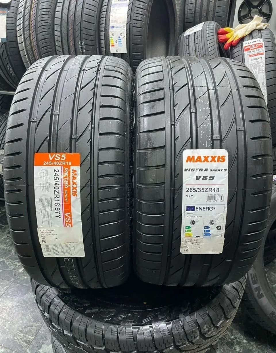 Maxxis Victra Sport VS5 245/40 R18 и 265/35 R18 97Y