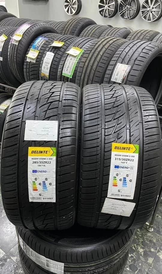 Delinte DS8 Desert Storm II 285/35 R22 и 315/30 R22 107Y
